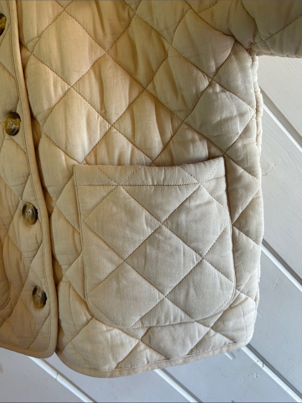 MABLE Quilted Ruffle Collar Jacket - Picture 9 of 12